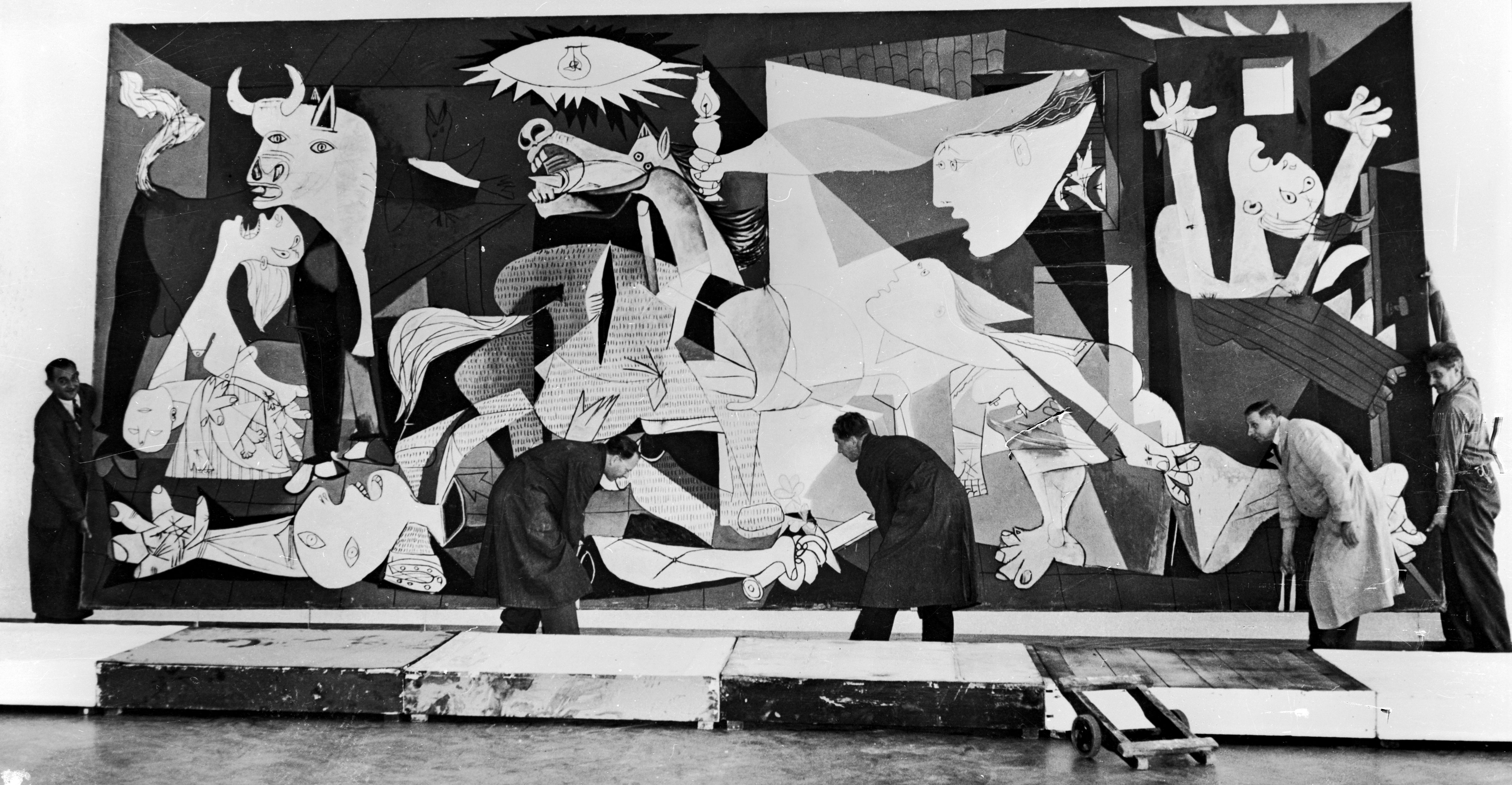 Detail Guernica Painting Hd Nomer 20