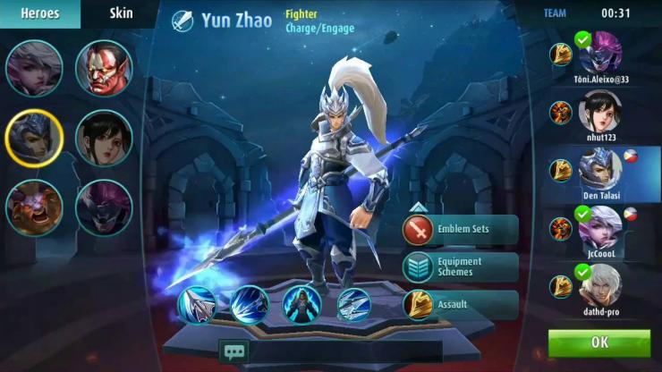 Detail Guide Yun Zhao Mobile Legend Nomer 4