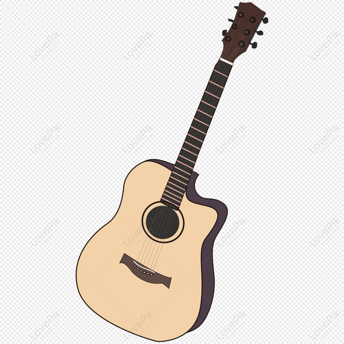 Detail Guitar Cartoon Png Nomer 30