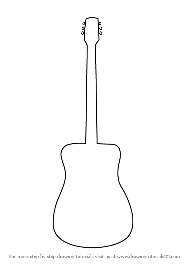 Detail Guitar Outline Png Nomer 25
