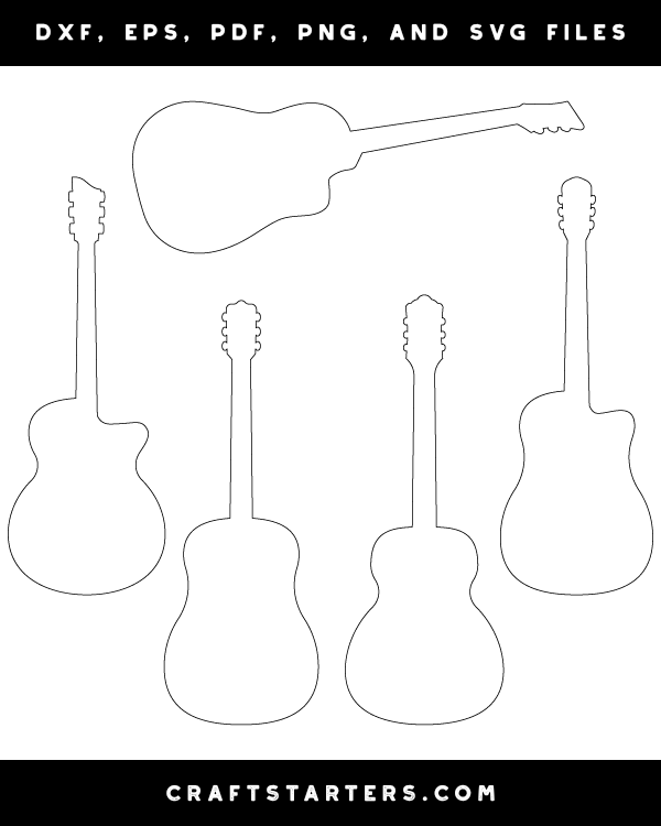 Detail Guitar Outline Png Nomer 47