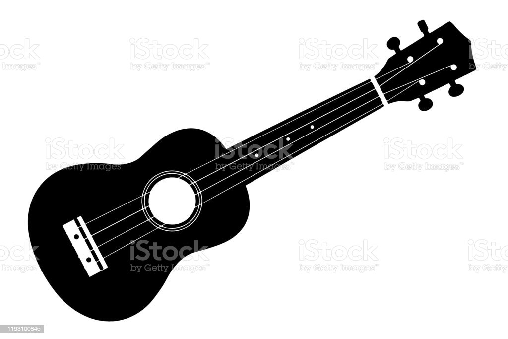 Detail Guitar Silhouette Vector Nomer 12