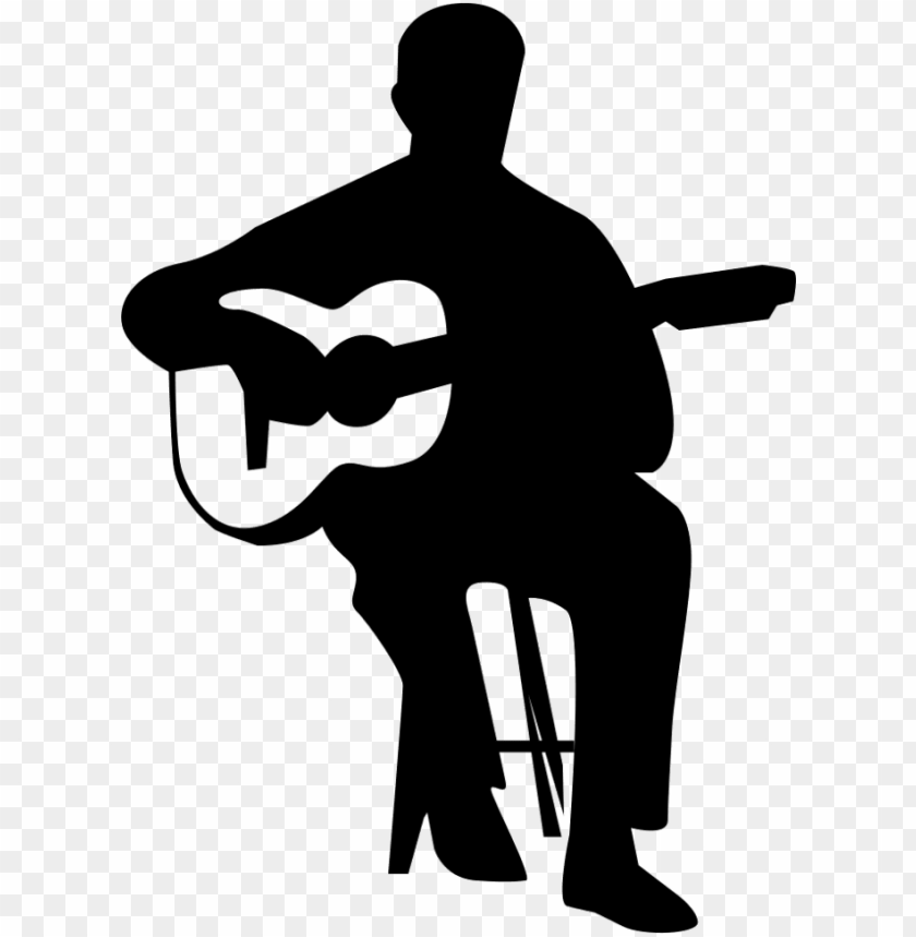 Detail Guitar Silhouette Vector Nomer 36