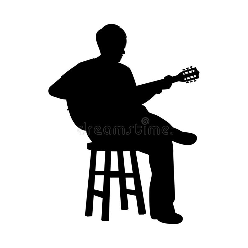 Detail Guitar Silhouette Vector Nomer 55