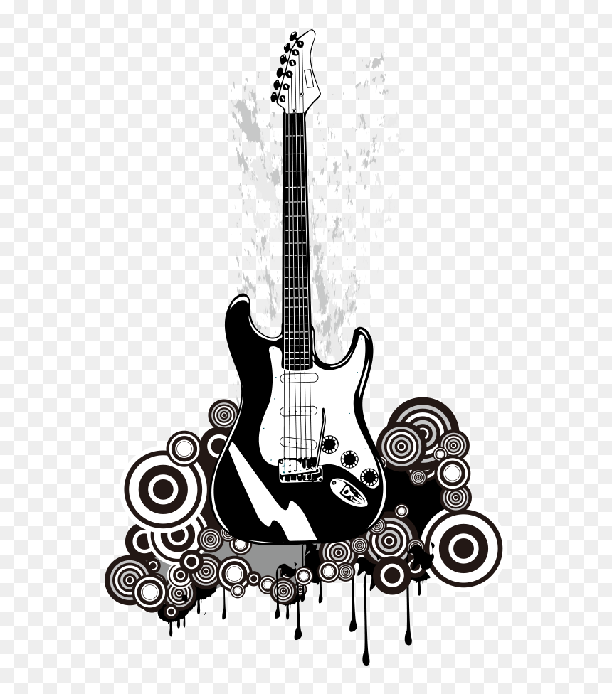 Detail Guitar Vector Png Nomer 12