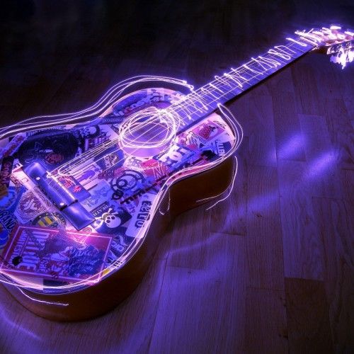 Detail Guitar Wallpaper 3d Nomer 10