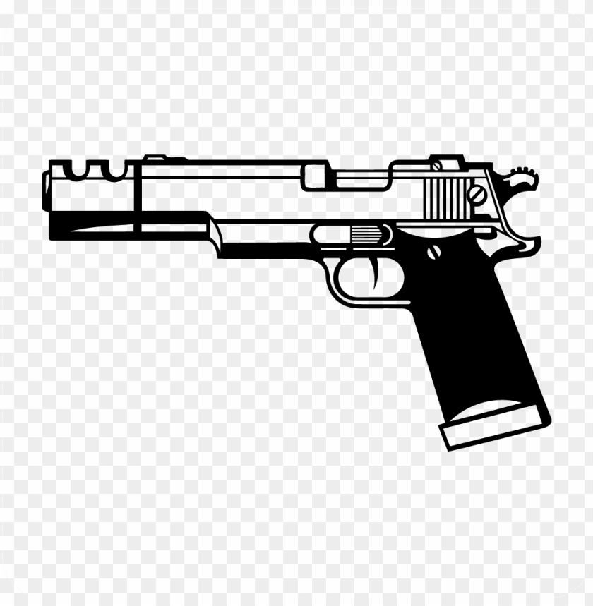 Detail Gun Clipart Transparent Background Nomer 14