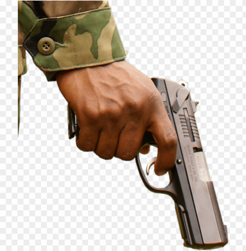 Detail Gun Hand Transparent Nomer 30
