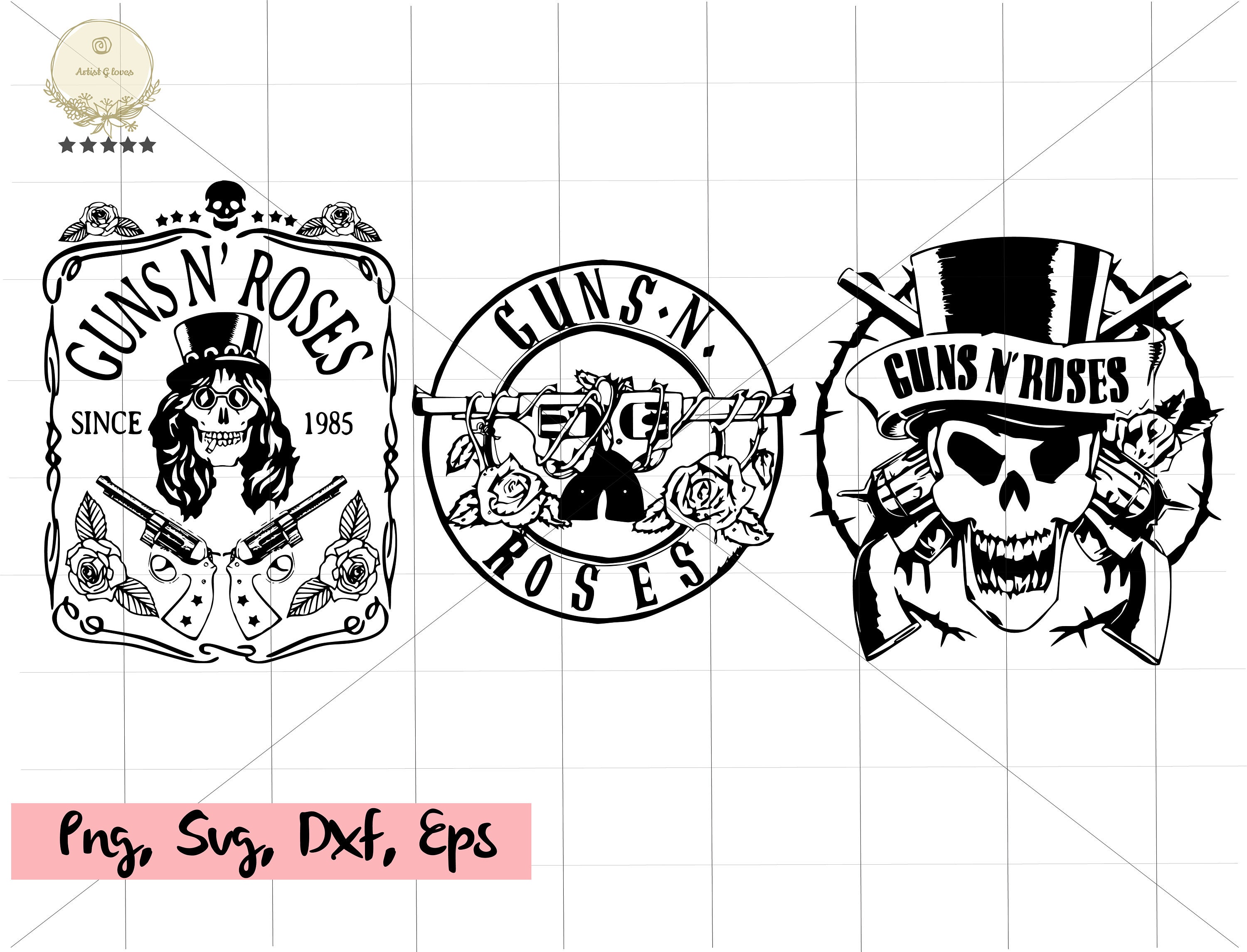 Detail Guns N Roses Logo Png Nomer 12