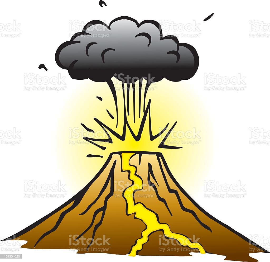 Detail Gunung Berapi Kartun Nomer 11