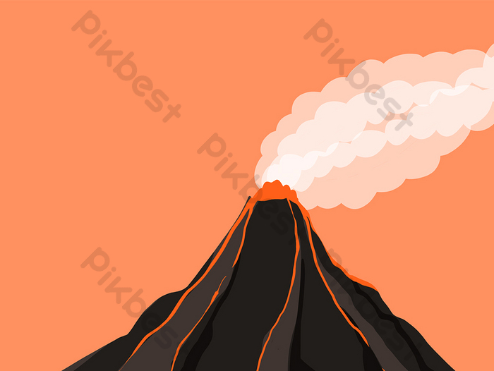 Detail Gunung Berapi Kartun Nomer 26