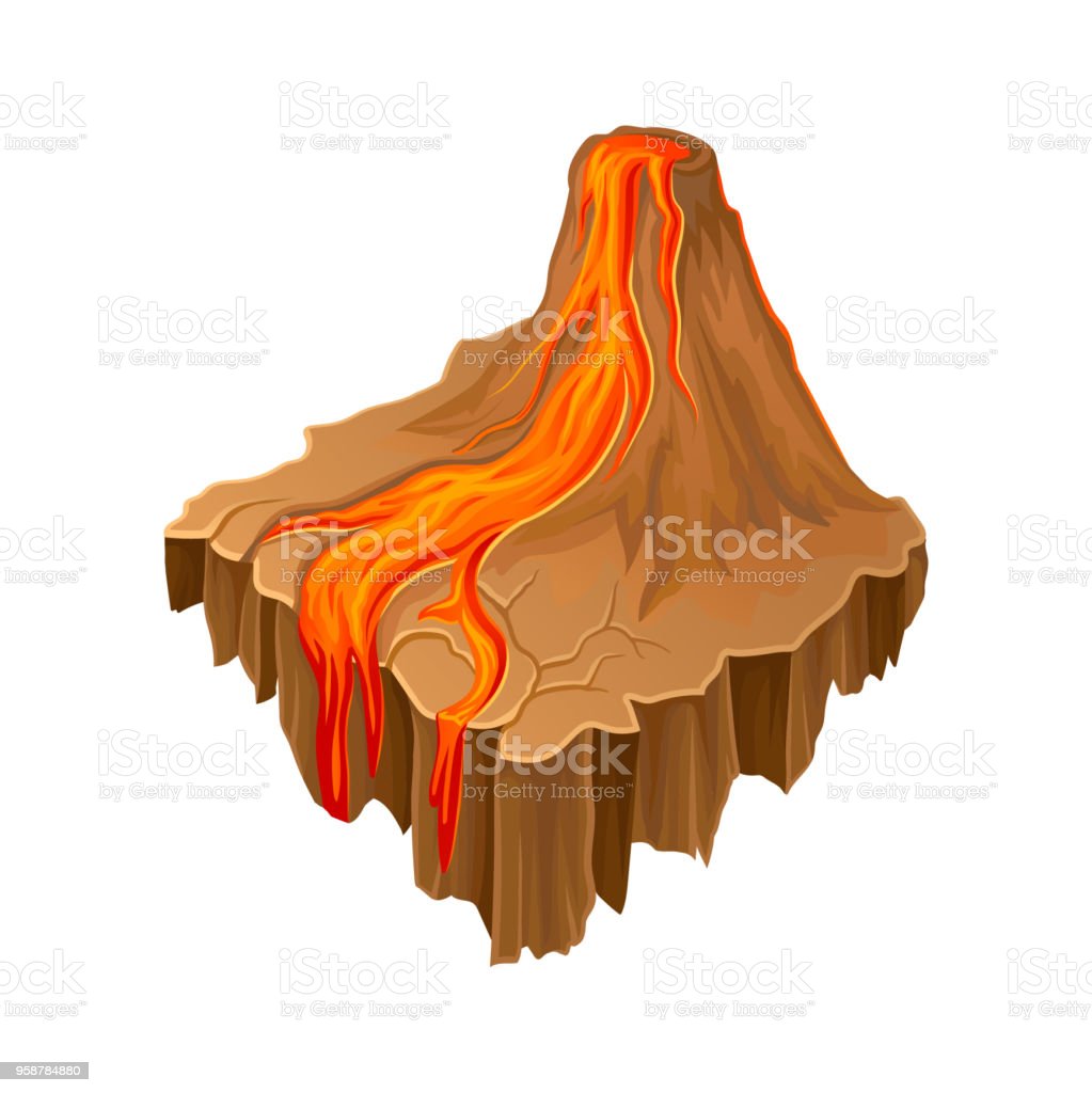 Detail Gunung Berapi Kartun Nomer 27