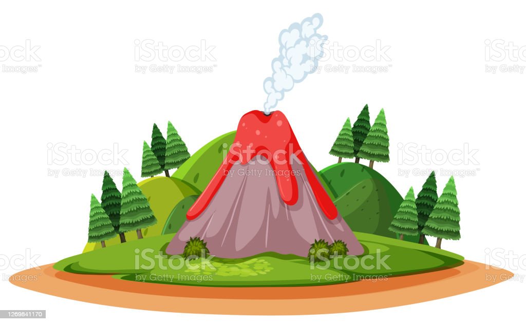 Detail Gunung Berapi Kartun Nomer 28