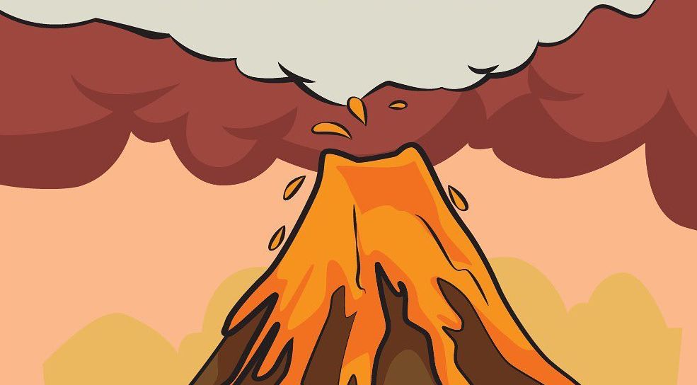 Detail Gunung Berapi Kartun Nomer 30