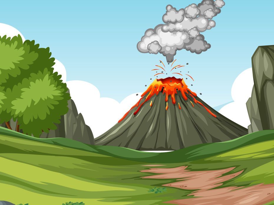 Detail Gunung Berapi Kartun Nomer 48