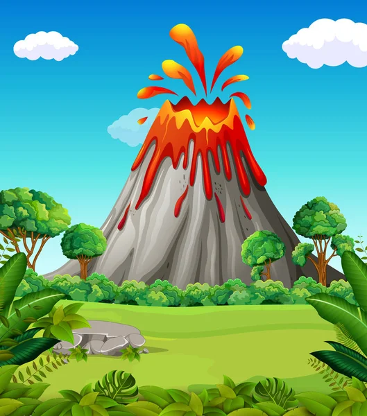 Detail Gunung Berapi Kartun Nomer 10