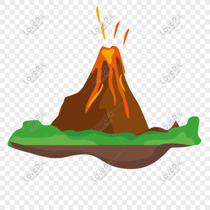 Detail Gunung Merapi Vector Nomer 14