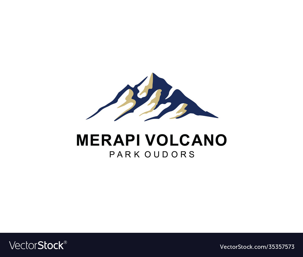 Detail Gunung Merapi Vector Nomer 15