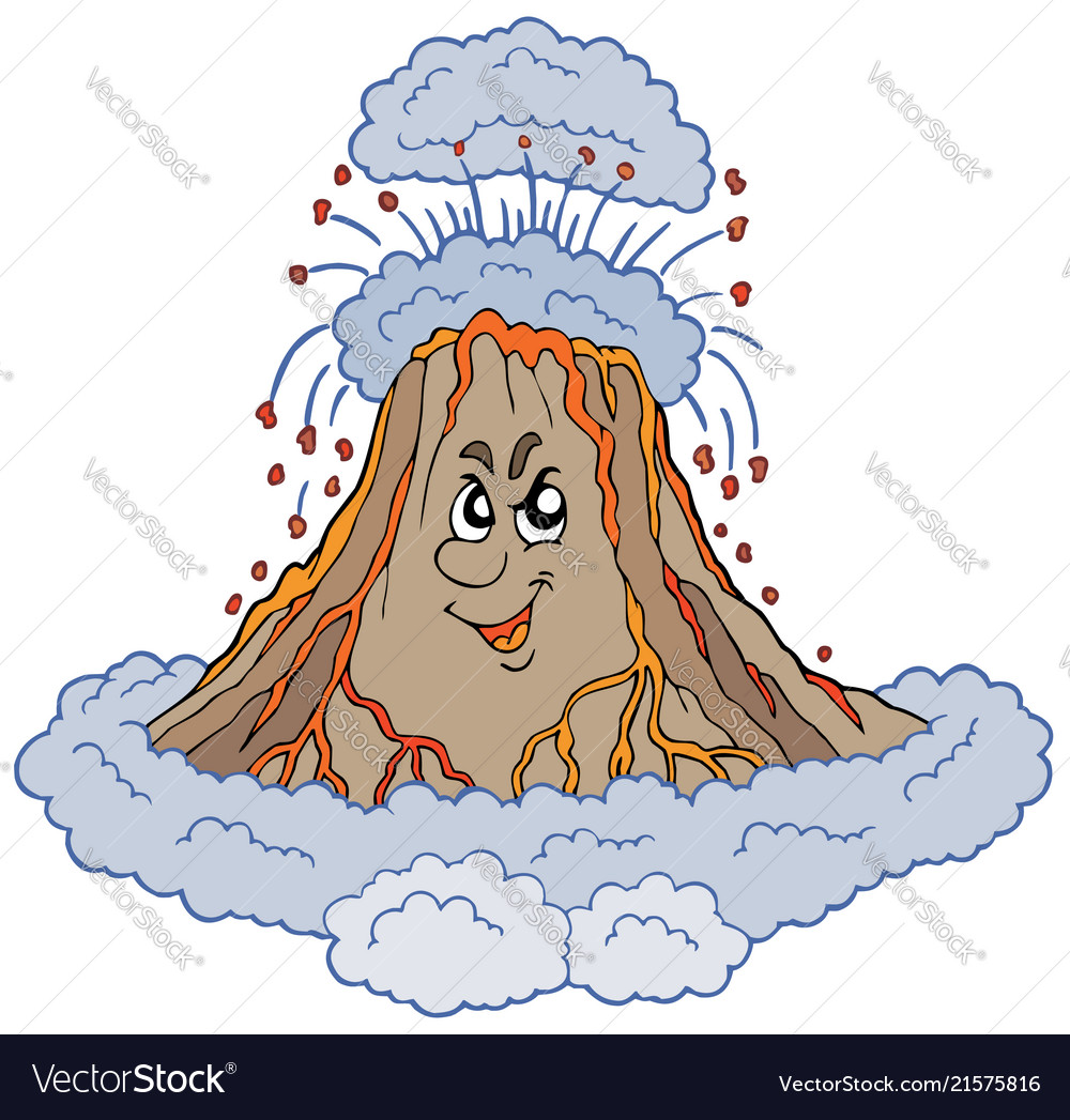 Detail Gunung Merapi Vector Nomer 39