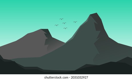 Detail Gunung Merapi Vector Nomer 6