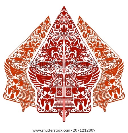 Detail Gunungan Wayang Jawa Tengah Nomer 49