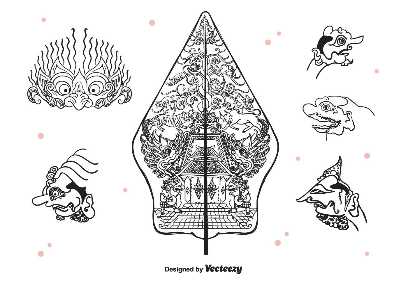 Detail Gunungan Wayang Jawa Tengah Nomer 51