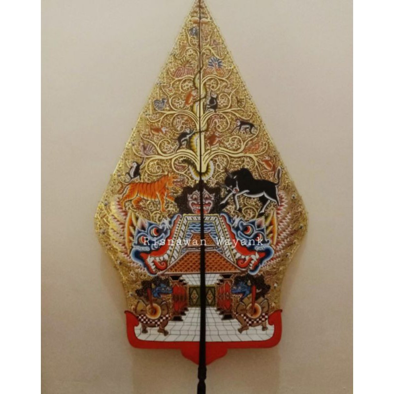 Detail Gunungan Wayang Jawa Timur Nomer 14