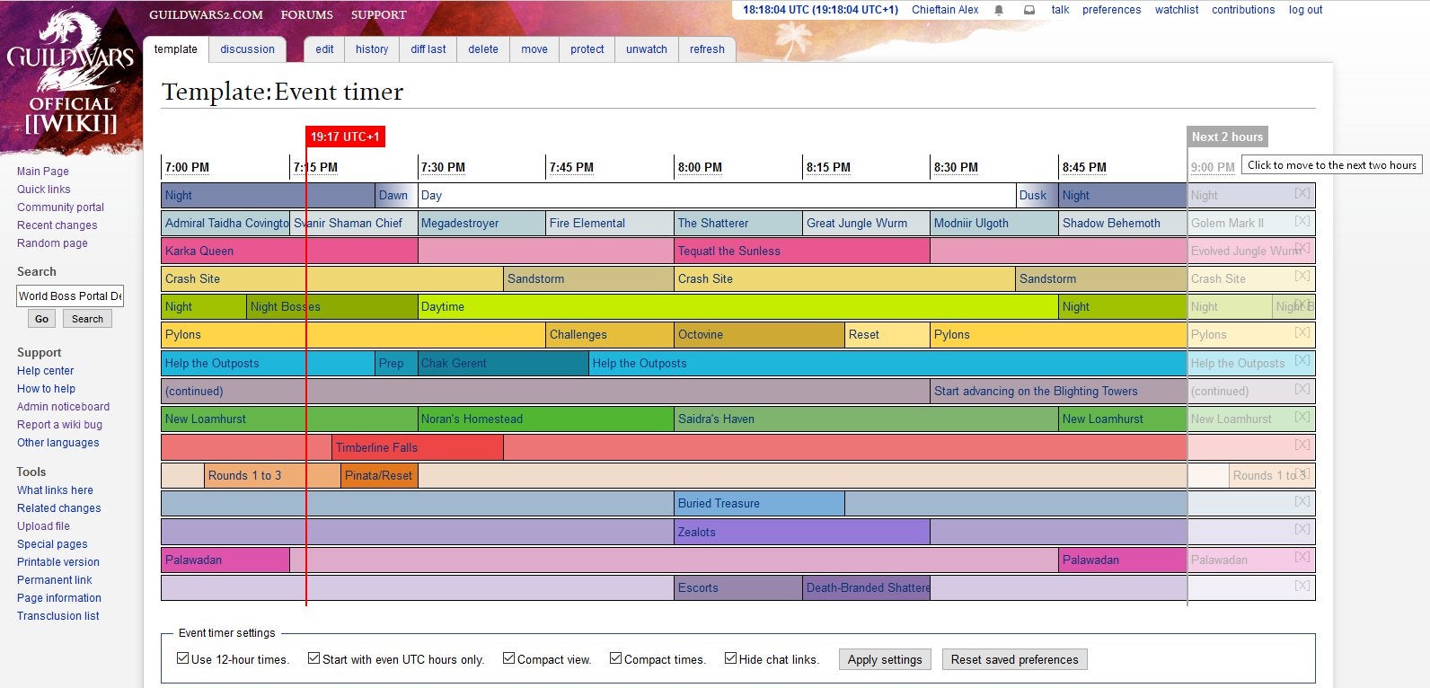 Gw2 Event Timer - KibrisPDR