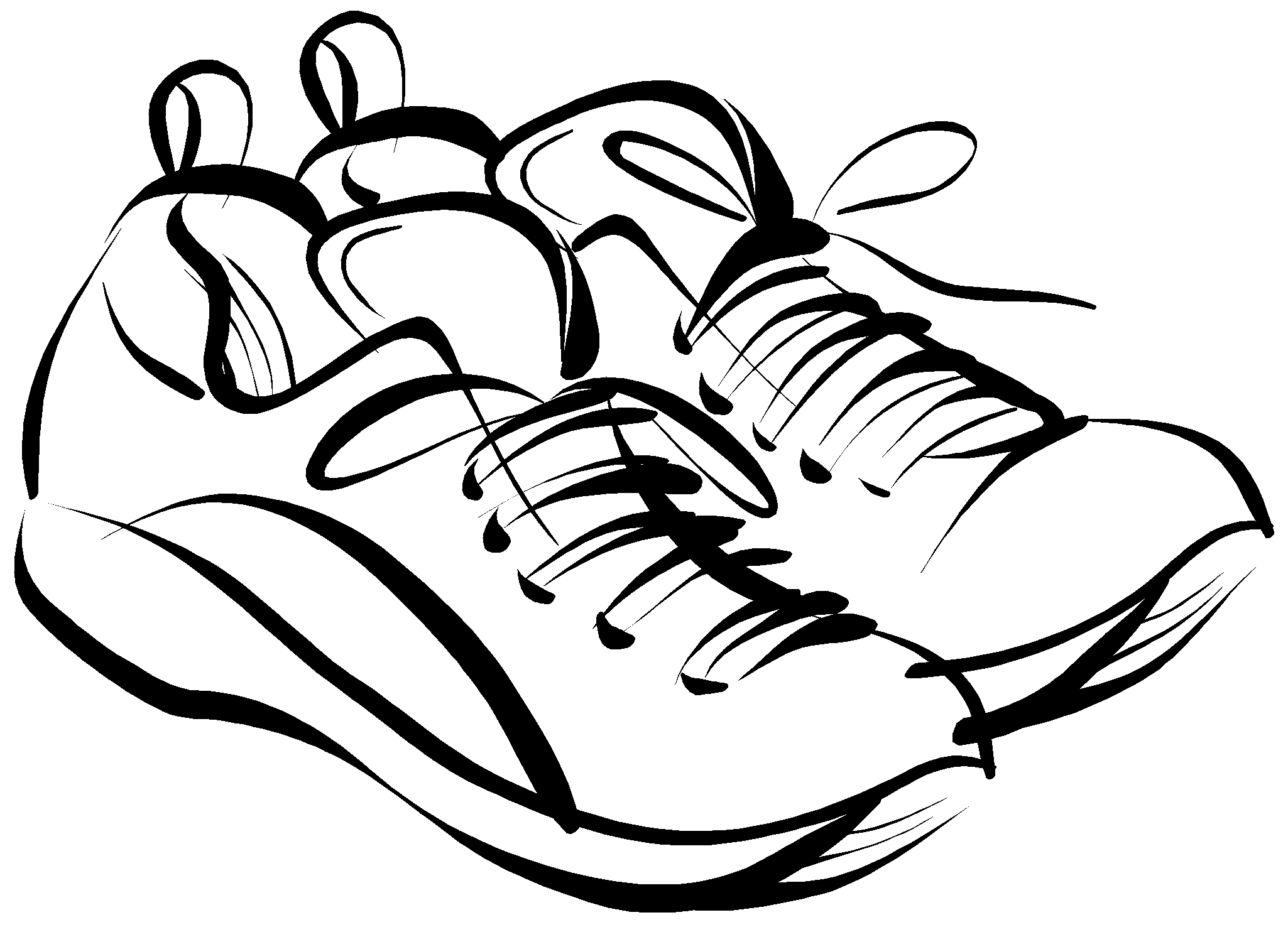 Detail Gym Shoes Clipart Nomer 3