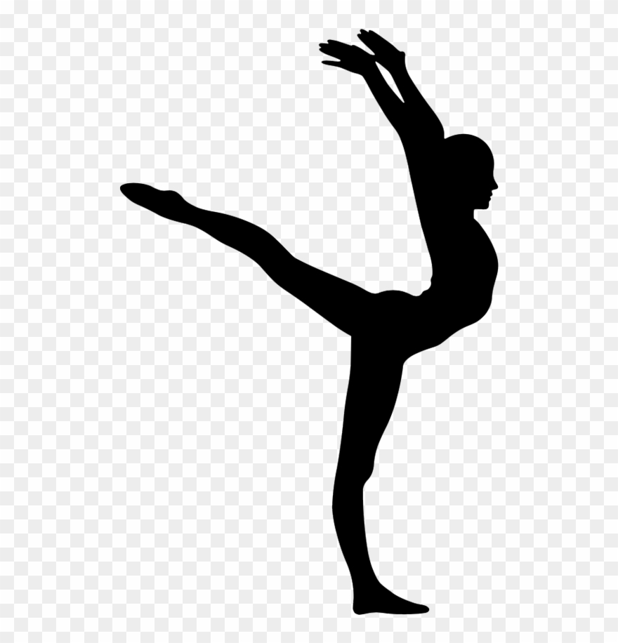 Detail Gymnast Silhouette Clip Art Nomer 4