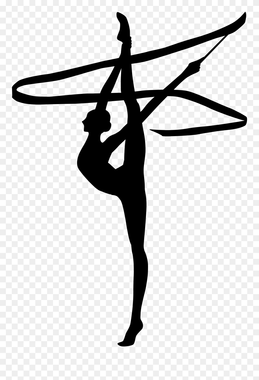 Detail Gymnast Silhouette Clip Art Nomer 45