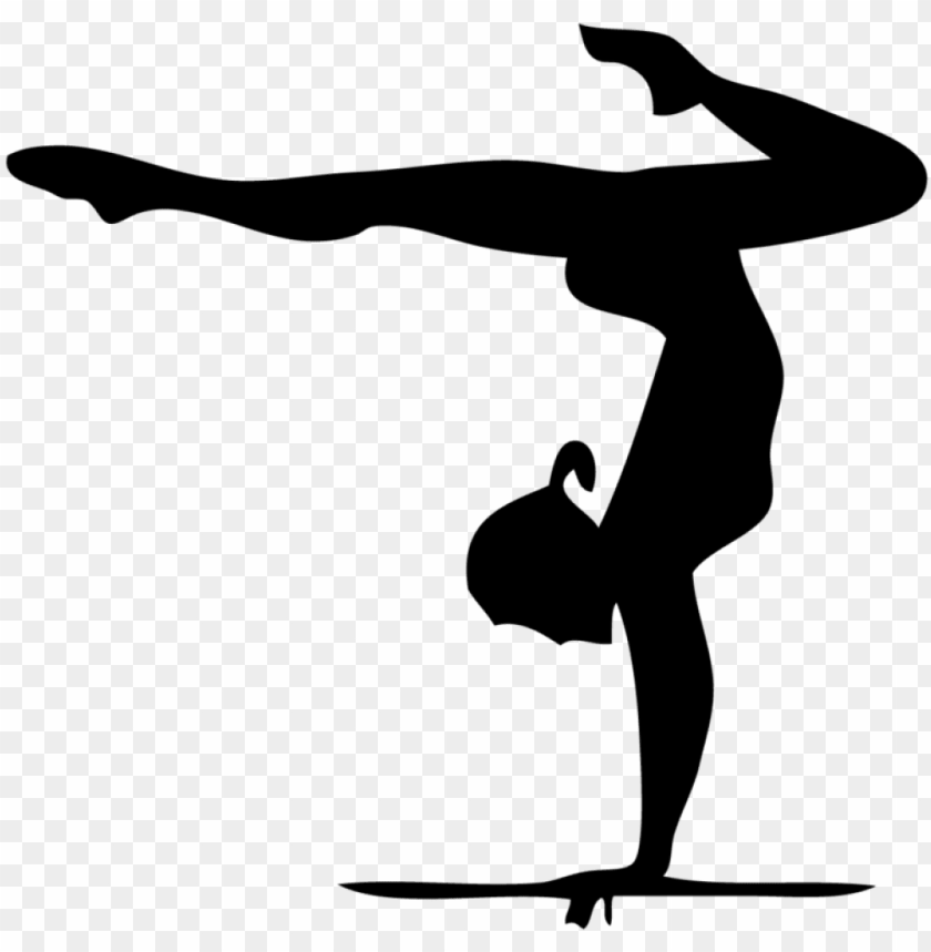 Detail Gymnast Silhouette Transparent Background Nomer 10