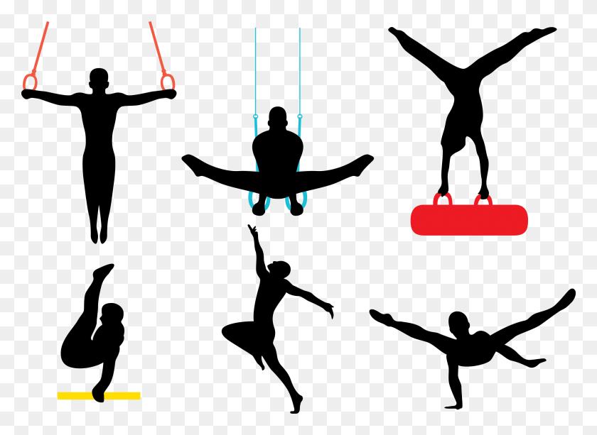 Detail Gymnast Silhouette Transparent Background Nomer 43