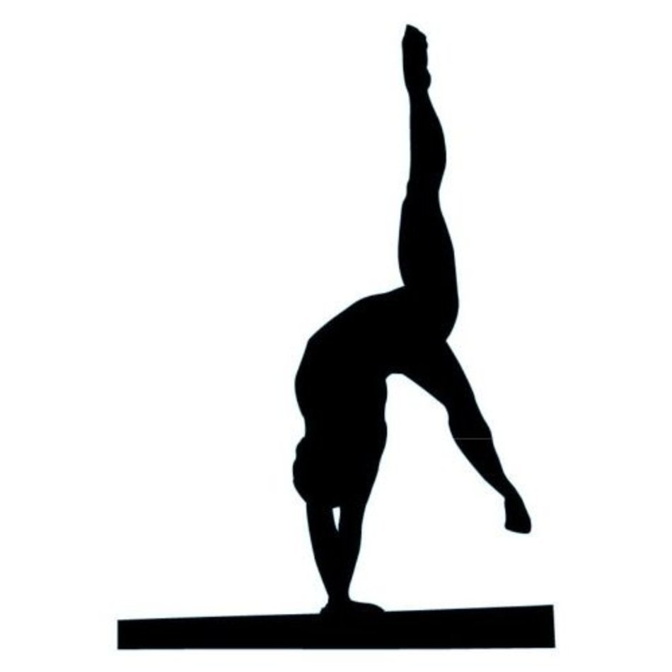 Detail Gymnastics Silhouette Clip Art Free Nomer 17