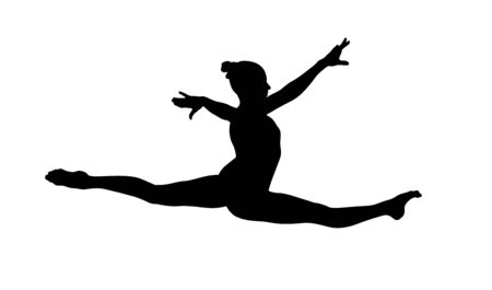 Detail Gymnastics Silhouette Clip Art Free Nomer 43