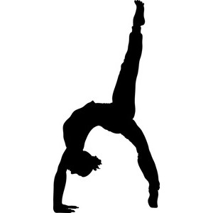 Detail Gymnastics Silhouette Clip Art Free Nomer 5