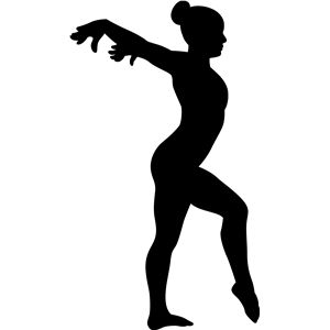 Detail Gymnastics Silhouettes Nomer 27