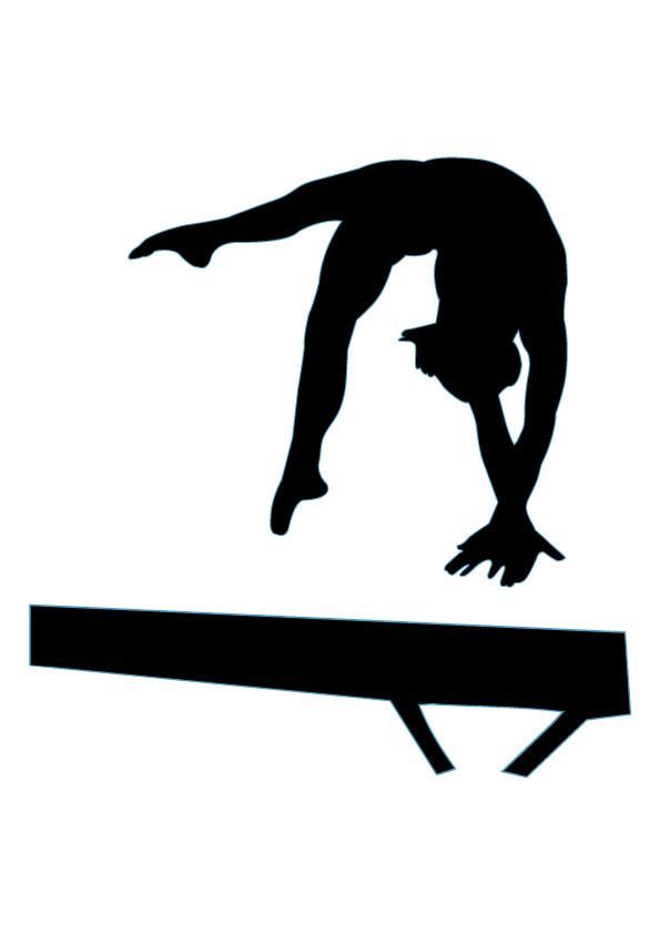 Detail Gymnastics Silhouettes Nomer 49