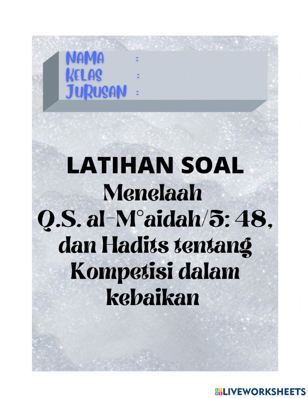 Detail Hadits Surat Al Maidah Ayat 48 Nomer 21