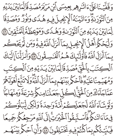 Detail Hadits Surat Al Maidah Ayat 48 Nomer 22