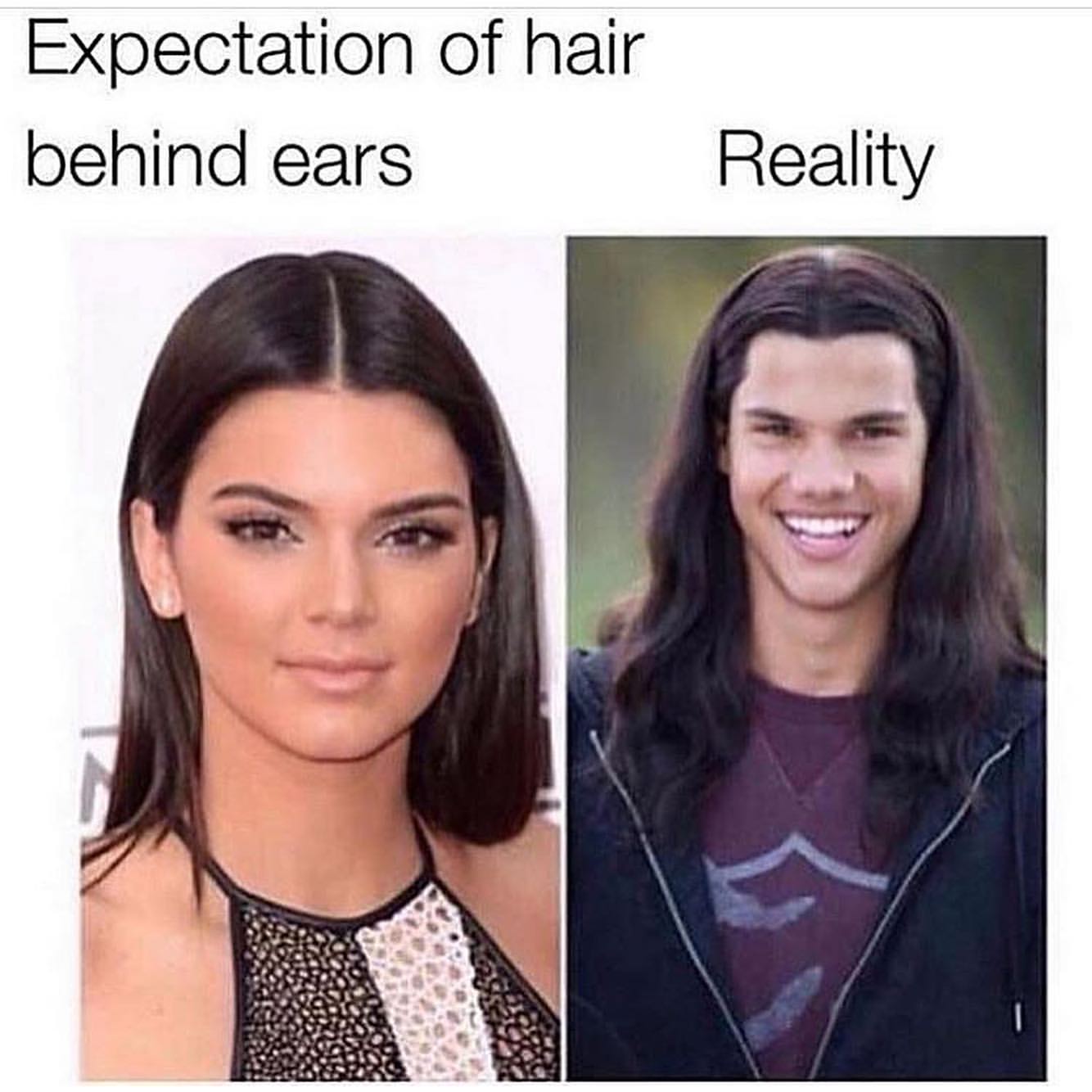 Hair Behind Ears Meme - KibrisPDR