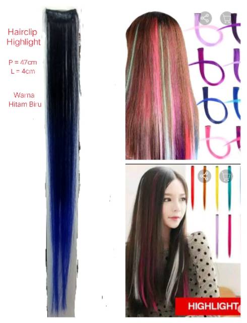 Detail Hair Clip Warna Warni Nomer 17