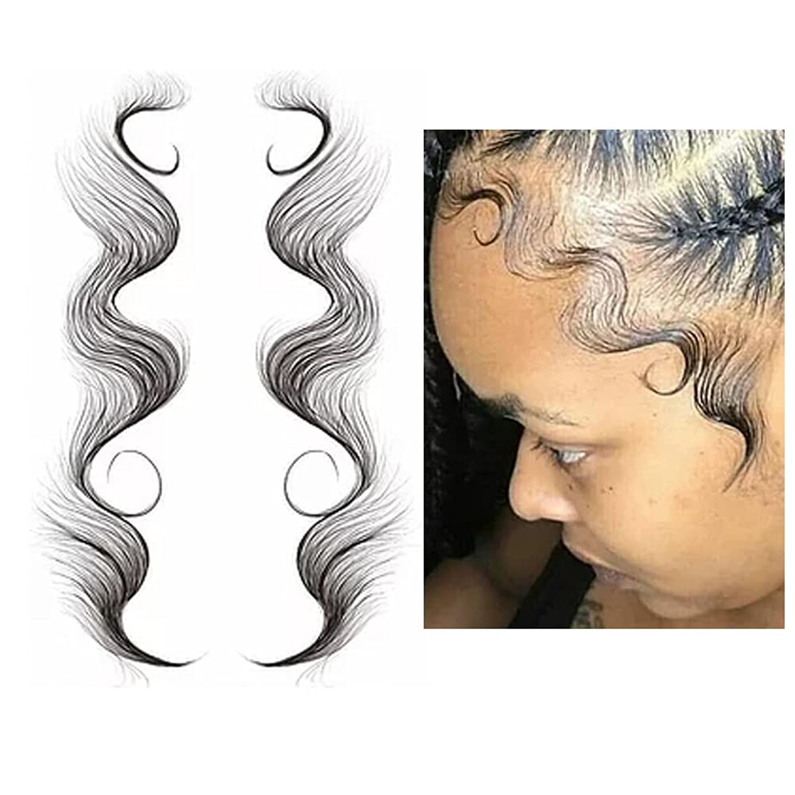 Detail Hair Edges Png Nomer 11