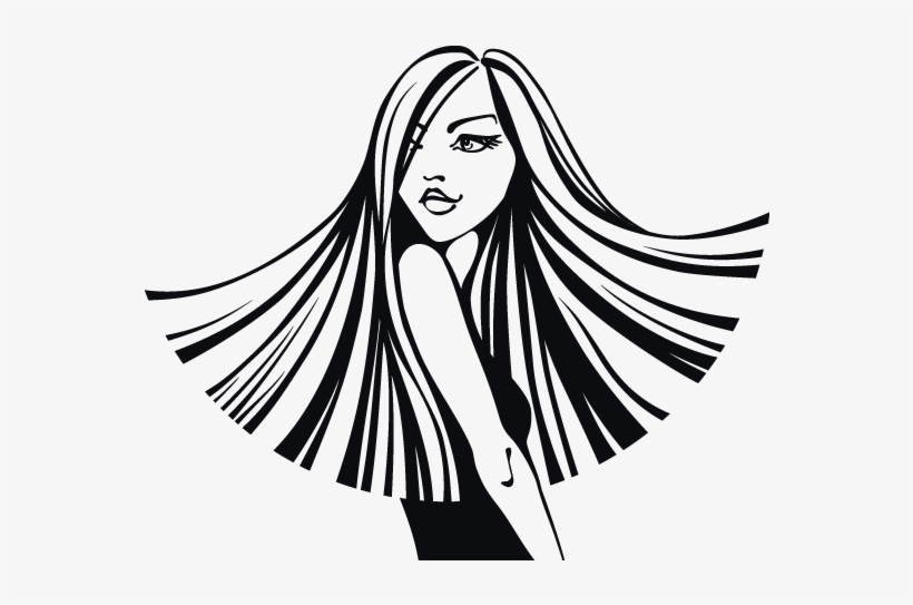 Detail Hair Silhouette Png Nomer 24