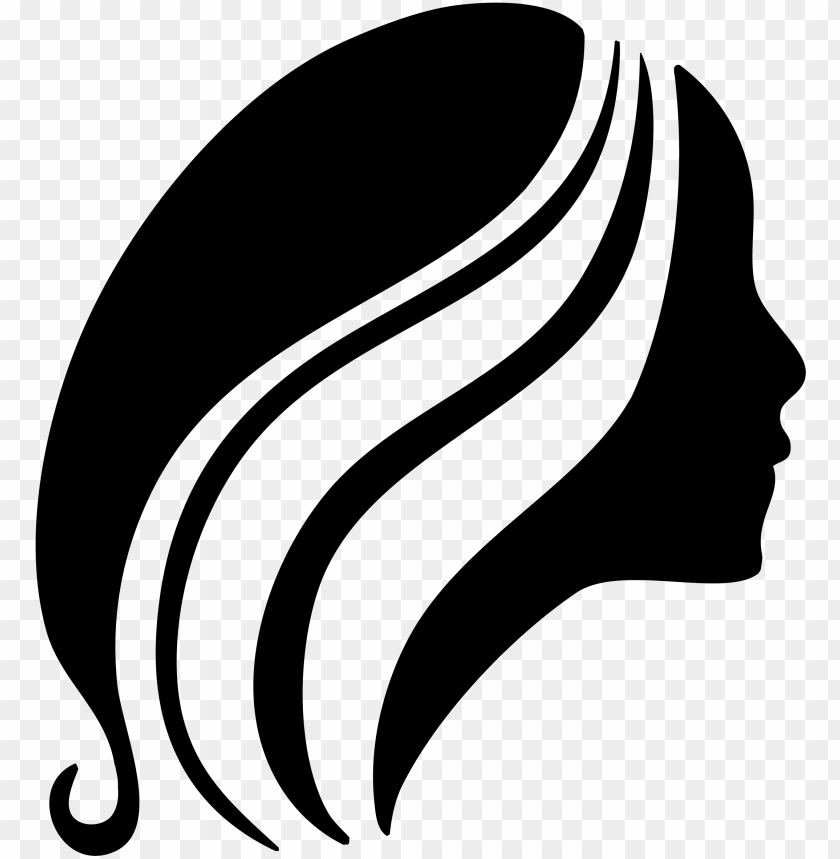 Detail Hair Silhouette Png Nomer 3