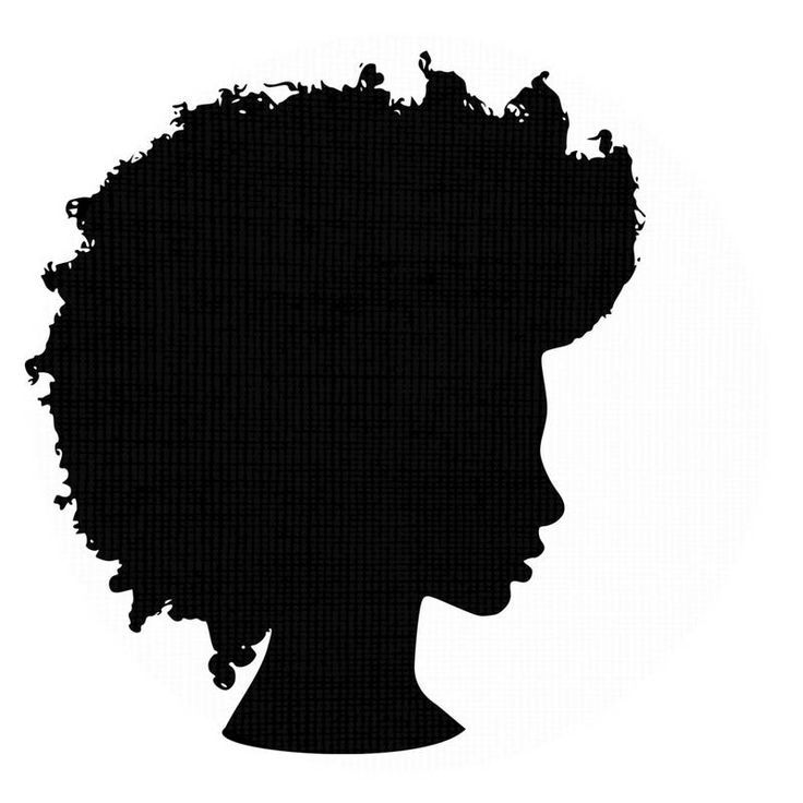 Detail Hair Silhouette Png Nomer 27