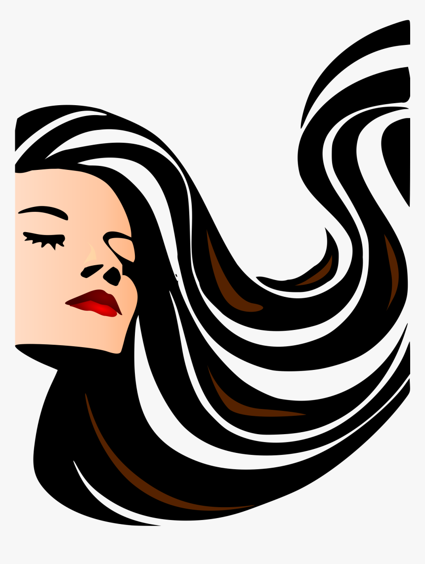 Detail Hair Silhouette Png Nomer 29