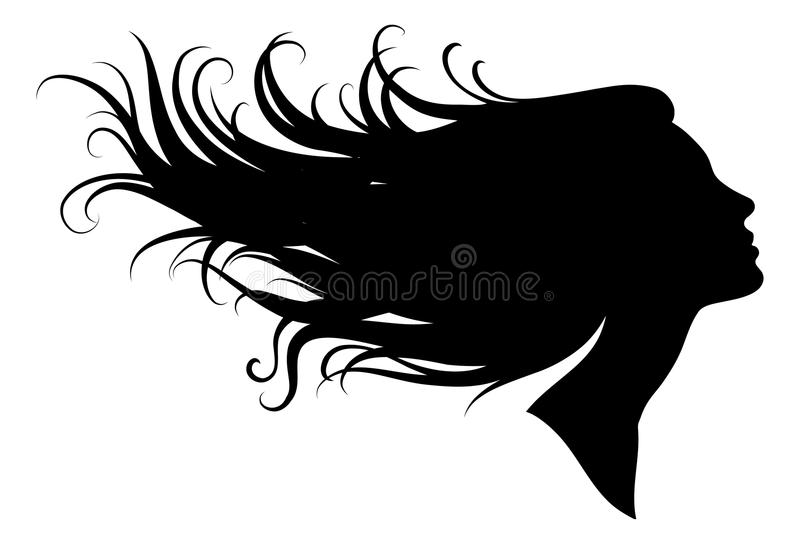 Detail Hair Silhouette Png Nomer 48