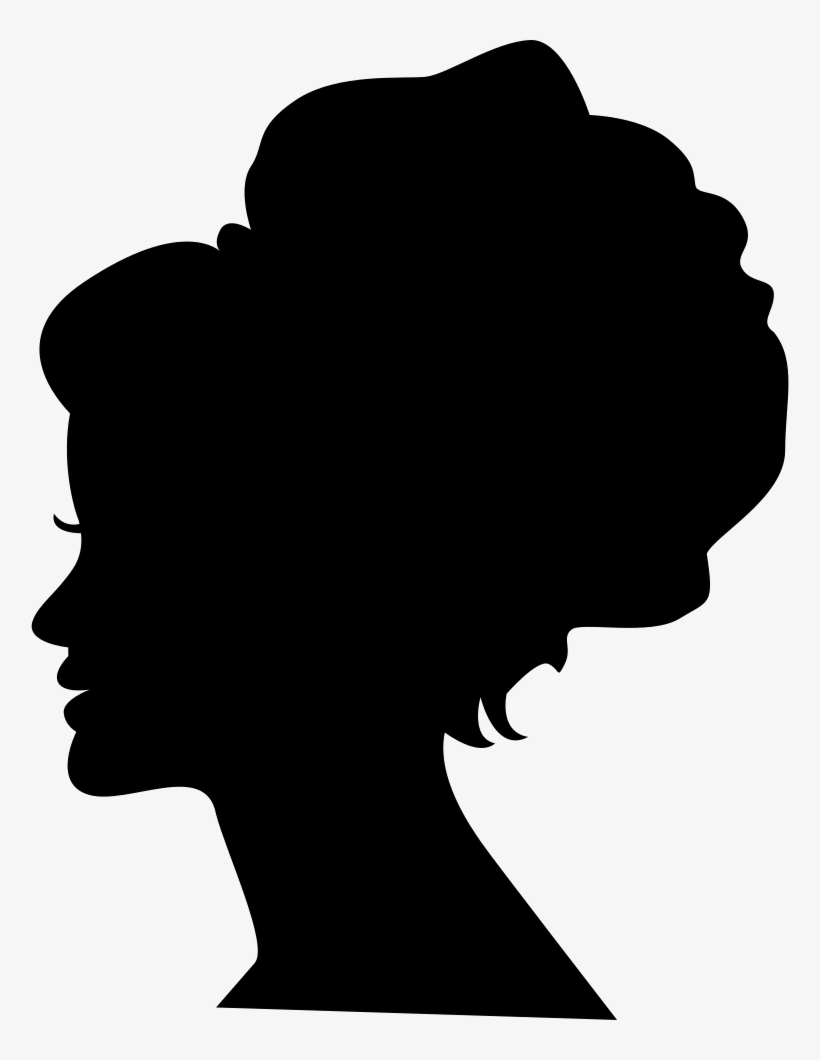 Detail Hair Silhouette Png Nomer 49