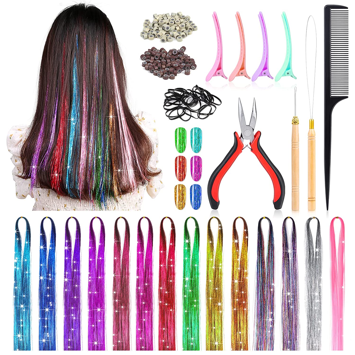 Detail Hair Tinsel Tool Nomer 35